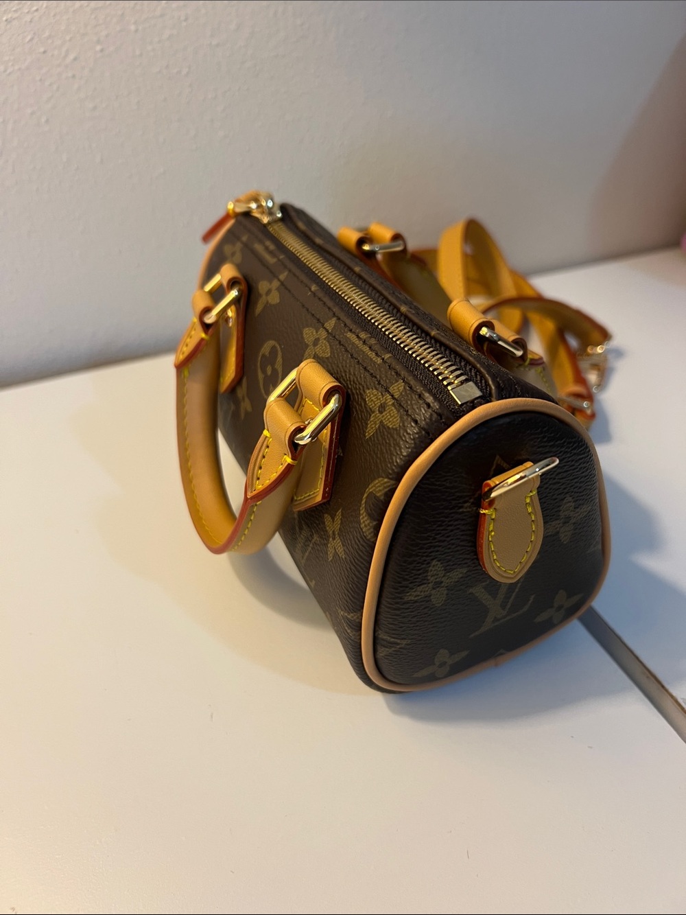 Mini Monogram Floral Crossbody Speedy Bag - Picture 3 of 6